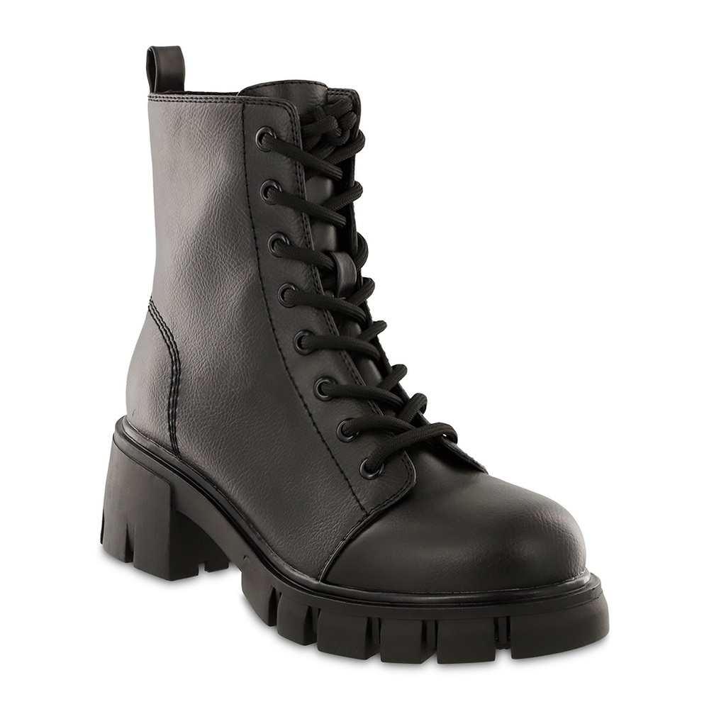 MIA Tauren Black Combat Boots size 7.5 women’s